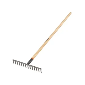 Rastrillos 37cm 14 dientes Mango 137cm 54" Recto Truper 100493